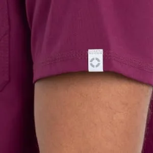 Cherokee Infinity Men Scrubs Top Tuckable V-Neck CK910A Large Pewter - ANTIMICROBIAL TECHNOLOGY