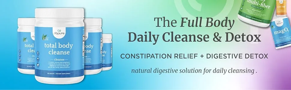 nbpure Total Body Cleanse Powder Supplement 352 Grams - nbpure