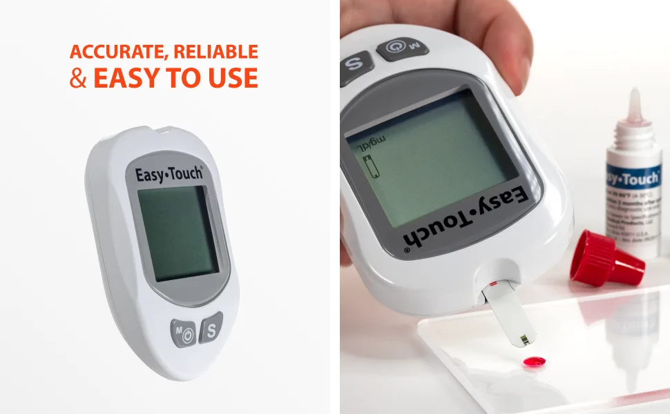 EasyTouch Glucose Test Strips 50 Ct - Accurate, Reliable and easy to use