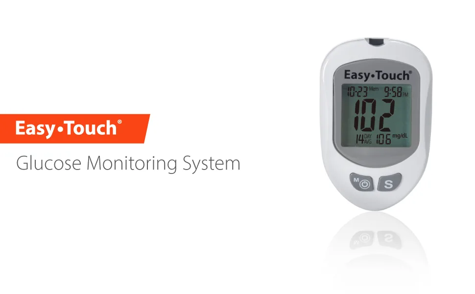 EasyTouch Glucose Test Strips 50 Ct - Easy Touch Glucose Monitoring System