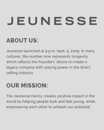 Jeunesse Global AM/PM Essentials - About US