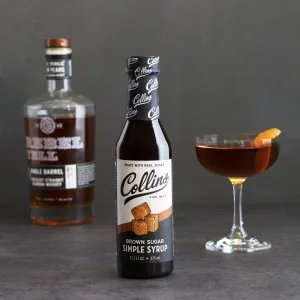 Collins Brown Sugar Syrup - Simple Syrup for Cocktails, Brown Sugar Coffee Syrup - Cocktail Syrup 12.7oz Set of 1 - image