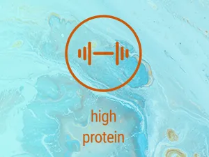All-Natural Strawberry Protein Bars - Strawberry - 12 Pack - Text "High protein"
