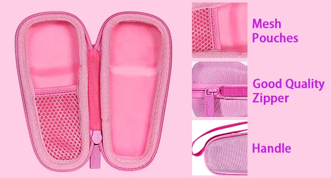 co2CREA Hard Carrying Case Compatible with N graCoola CLIE Sonic Facial Cleansing Brush (Berry) - product information 5