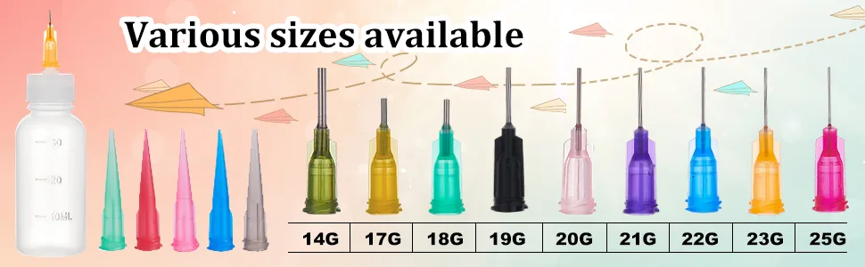 BENECREAT 12 Pack 1 Ounce Multi Purpose DIY Precision Tip Applicator Bottles Set with 24 Tips & 12 Caps - DIY Quilling Glue Applicator Oiler Bottle 1 Ounce 12 Bottles & 24 Tips & 12 Caps - 1 Ounce - product information 10