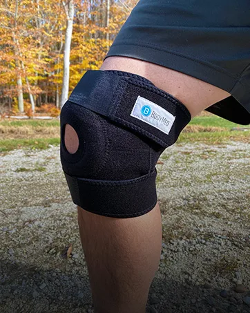 BodyMed Heavy Duty Black Urethane Cold Packs Reusable Flexible Ice Pack for Injuries Cold Gel Pack Half Size 12 in. x 7 in. - BodyMed, Knee Support