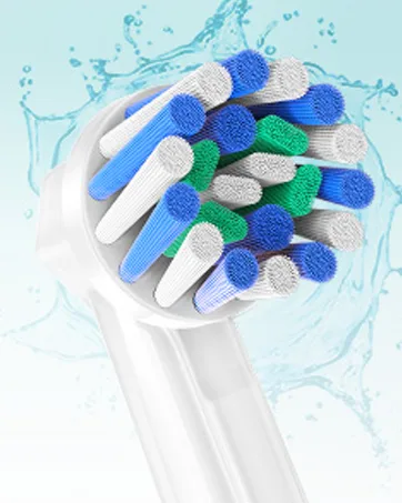 Aoremon Replacement Brush Heads for Oral b Braun Floss Action Pro 7000 Pro 1000 Pro 3000 Pro 5000 Vitality Toothbrush Models 12Pack - brush heads