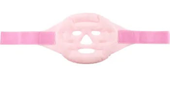 LotFancy Ice Face Mask Gel Beads Ice Pack Hot Cold Therapy for Full Face Reduce Migraines Headache Stress Puffy Eyes Dark Circles Adjustable Strap Soft Fabric Backing Reusable Pink - product information 25