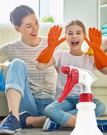 Plastic Spray Bottle Empty Spray Bottles (2 Pack 24 Oz) Bealee All-Purpose Sprayer for Cleaning Solutions Bleach Spray Planting BBQ Mist & Stream Water Spraying Bottle with Adjustable Nozzle 2-Pack - spray bottle plastic