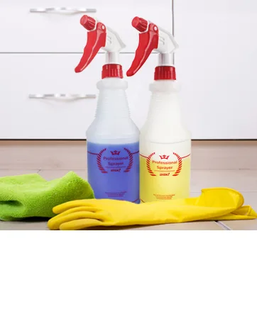 Plastic Spray Bottle Empty Spray Bottles (2 Pack 24 Oz) Bealee All-Purpose Sprayer for Cleaning Solutions Bleach Spray Planting BBQ Mist & Stream Water Spraying Bottle with Adjustable Nozzle 2-Pack - spray bottles for cleaning solutions