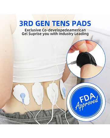 20-Pack TENS/EMS Unit Replacement Pad for More Than 30 Times Use TEC.BEAN Latex-Free TENS Electrode Pads Set with Upgraded Self-Stick Performance Compatible with MEDVICE Belifu TENS Machine - product information 11