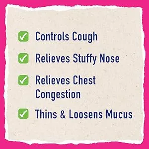 Mucinex Children's Liquid - FreeFrom Multi-Symptom Cold & Stuffy Nose 4oz 4 Fl Oz (Pack of 1) - symptoms