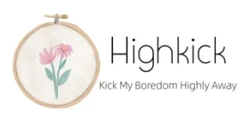 Highkick Embroidery Kit for Beginner Embroidery Kit for Adults All in one Wild Flower 4 Pack - A+logo-350-175