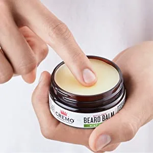 Cremo Styling Beard Balm Wild Mint Beard Balm Nourishes Shapes and Styles Longer Fuller Beards 2 Ounces (Packaging May Vary) - beard