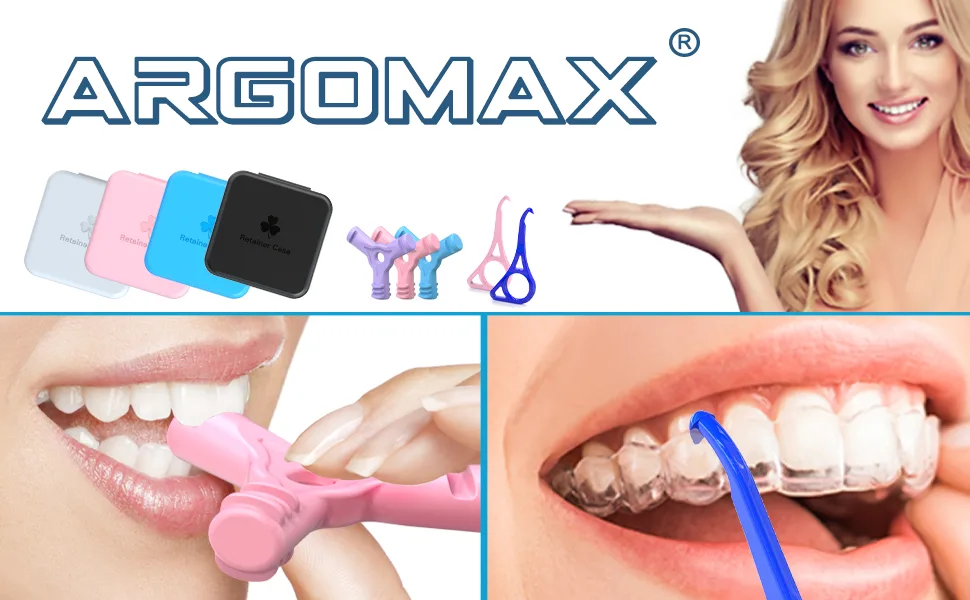 Retainer Case ARGOMAX Aligner Case Braces Box 1 Piece Orthodontic Box (Pink). 1 PCS Pink - ARGOMAX