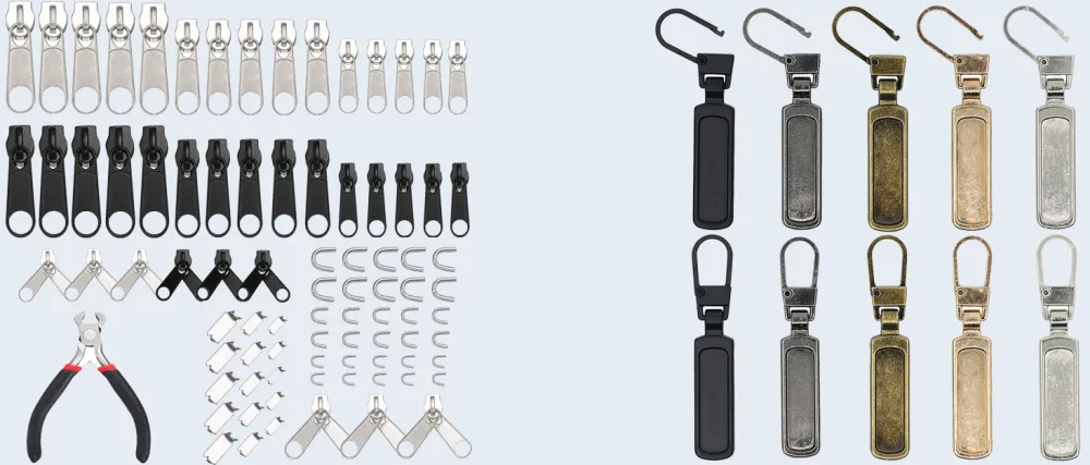 YZSFIRM 10Pcs Replacement Zipper Pulls Black Zipper Pull Cord Extender for Backpacks Jackets Luggage Purses Handbags 01 Black - Replacement Zipper Pull