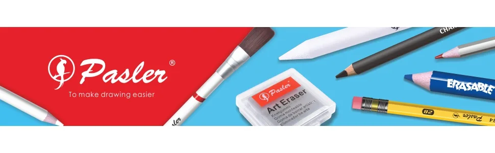 Pasler kneaded Eraser Grey 4 Pack - Blend Shade Smooth Correct and Brighten Your Sketches and Drawings Set of 4 - Pasler pencil