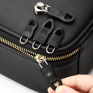 Zipper Pull Universal Zipper Pull Replacement Kit Removable Zipper Pulls Tab Replacement (20 Pcs) Black Zipper Pulls for Jackets Luggage Backpacks Purses Boots Pants Tents (3 Styles 4 Sizes) Black Zipper Pull K... - zipper pulls for purses