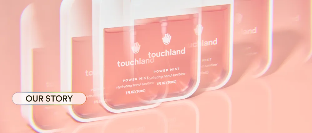 Touchland Mist Case for Power Mist and Glow Mist (1FL OZ) Protective and Stylish Sanitizer Accessory Silicone Case with Keyring Pink - Touchland Hand Sanitizer