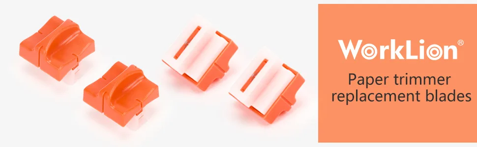 WORKLION Replacement Blade for Paper Cutter with Automatic Security Safeguard Paper Trimmer Blades Refill(4 Pack) - paper cutter blades