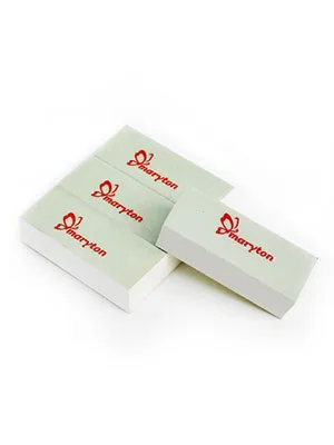 Maryton Mini Nail Buffer Blocks Disposable Nail Shine Buffers Kit - Green Side for Buffing White Side for Shinning 36 Count - Mini Nail Buffers Shine Kit