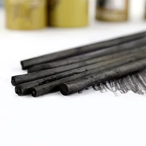 MyLifeUNIT Vine Charcoal Sticks Willow Sketch Charcoal Pencils for Drawing Pack of 25 (7-9 MM Dia) - soft charcoal sticks
