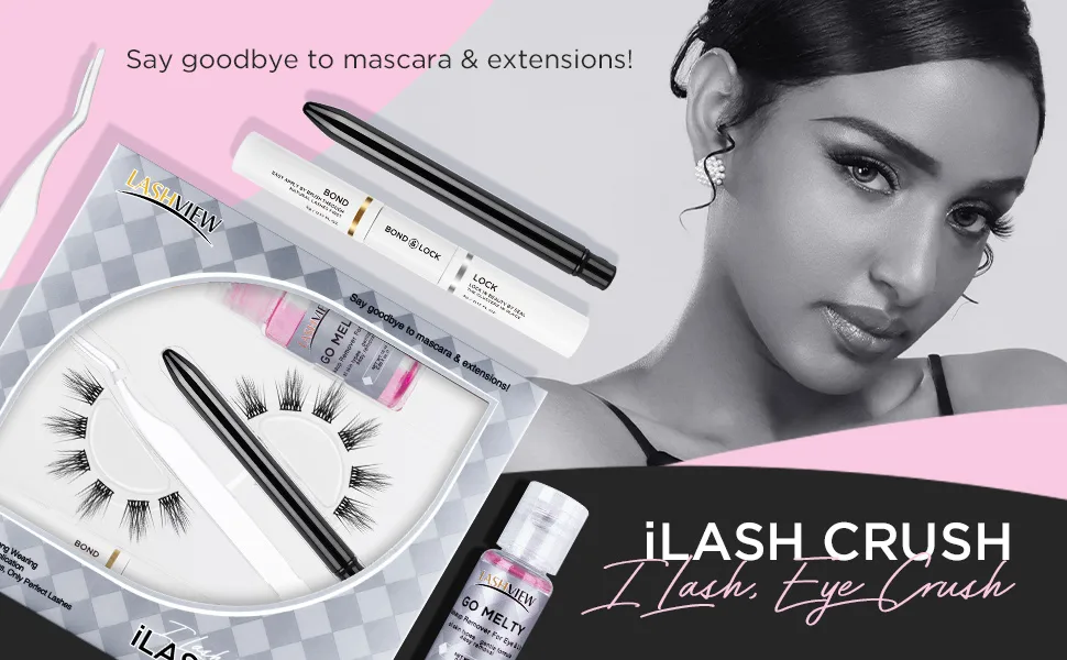 LASHVIEW DIY Eyelash Extension Kit 12 Clusters Volume Lashes Set with Applicator and Bond & Seal Eyelash Extension Remover Eye lifting 3D Effect C curl Lashes Pack 12mm-C14 - diy lash extension kit lash clusters lash glue cluster lashes false eyelashes eyelash remover
