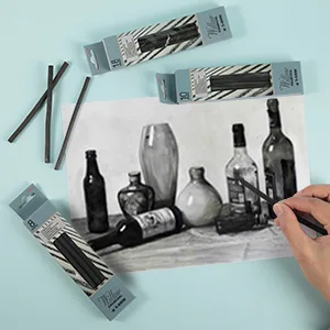 MyLifeUNIT Vine Charcoal Sticks 4 Pack Willow Charcoal Pencils for Artists Drawing (48 PCS) - charcoal pencils