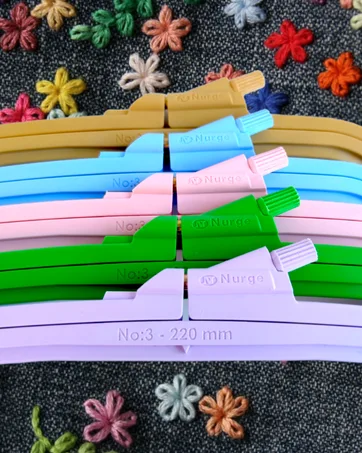 DMC Size 22-24-26 (3 Pack) Cross Stitch Needles Kit Large Eye Blunt End Needles DMC Size 1-5 Embroidery Needles with Maker Susan Thread Holder Organizer Card (Total 30 Needles 1 Organizer Card) - product information 12