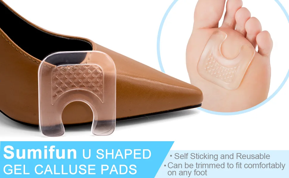 Sumifun Callus Pads Pack of 10 Corn Protectors 1/8 inch Callus Cushions for Rubbing on Shoes - product information 8