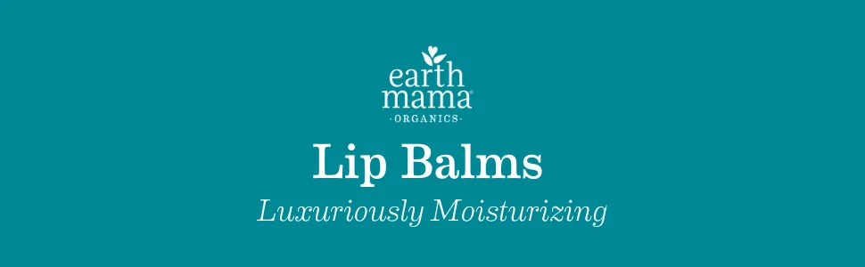Earth Mama Lip Balm Quadruplets 4-Pack | No Petroleum Artificial Colors or Flavors - Earth Mama