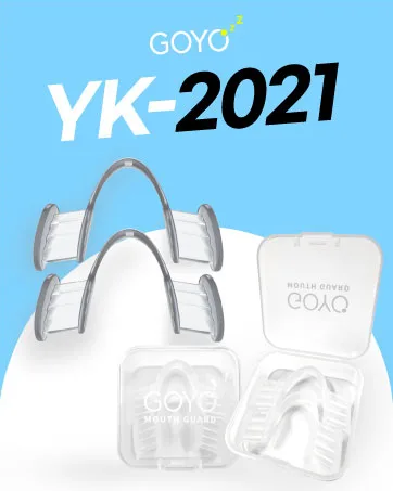 Mouth Guard for Grinding and Clenching Teeth at Night Custom-Fit Custom Moldable Sleep Night Guard with Travel Hygiene Case Reusable - GOYO