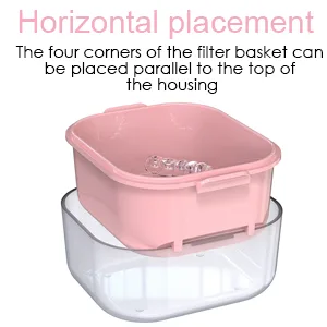 ARGOMAX Denture case Denture cup for Soaking Dentures Thorough Cleaning of Dentures Retainer Clear Braces (Dark Pink) Clear Case + Pink Filter and Tray - denture cup with lid
