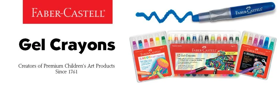 Faber-Castell Gel Crayons - 12 Vibrant Colors In Durable Storage Case 12 Original Colors - product information 22