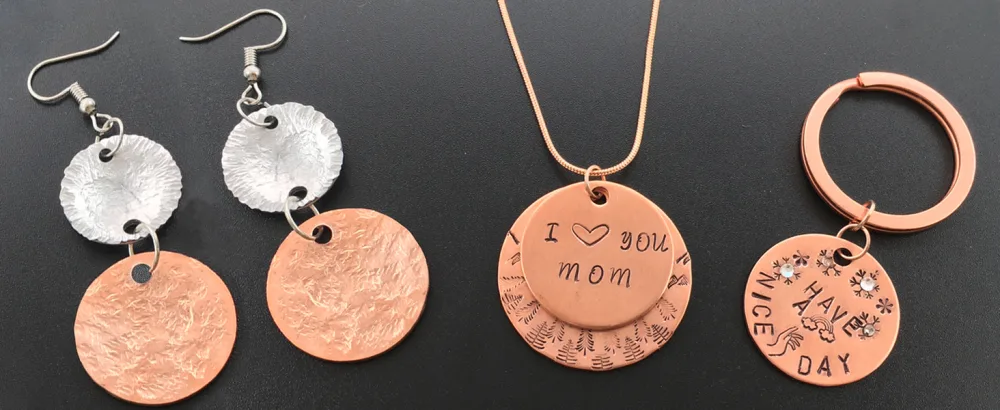 ABBECIAO Copper Stamping Blanks 1 Inch /25mm Circle Solid Copper Blanks for Metal Stamping and Jewelry Making 18 ga. - 12 Pack 0.04/ 1.0mm - Copper Dog Tags Blank