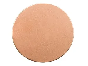 ABBECIAO Copper Stamping Blanks 1 Inch /25mm Circle Solid Copper Blanks for Metal Stamping and Jewelry Making 18 ga. - 12 Pack 0.04/ 1.0mm - product information 14