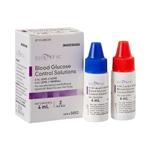 McKesson Quintet AC Blood Control Solution for Glucose Meter Level 1 / Level 2 1 Count - Quintet AC Blood Control Solution