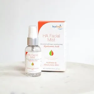 Hyaluronic Acid Facial Mist Moisturizer Spray Hydrating Primer & Makeup Setting Spray 2 oz. - Hyalogic Episilk Brand Standard Packaging - hyalogic