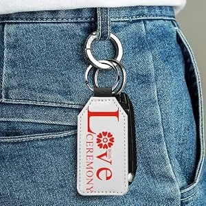 O BOSSTOP 10 Pack Sublimation Blanks Keychain Glitter PU Leather Keychain Heat Transfer Keyring Black Round - Glitter PU Leather Keychain