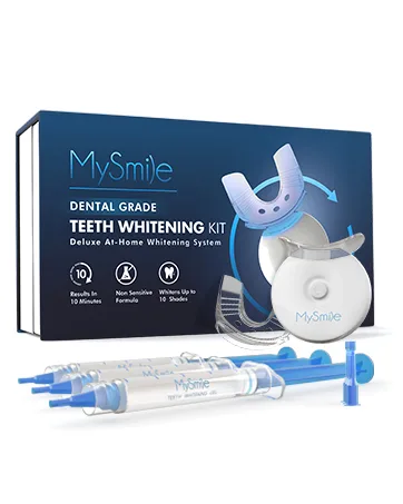 MySmile Electric Toothbrush Replacement Heads 6 Packs (Black) - teeth whitening kit