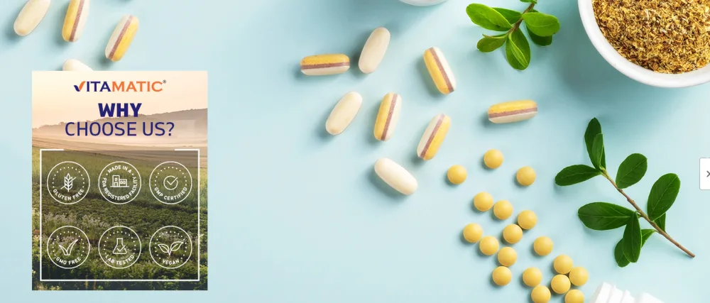 Vitamatic 2 Pack Turmeric Gummies with Ginger & Black Pepper Extract - 95% Curcuminoids - 60 Vegan Gummies - Banner