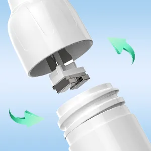 Electric Toothbrush Replacement Heads Compatible with Philips Sonicare Screw-on E-Series Electric Rechargeable Toothbrush Precision Clean Toothbrush Heads Refills 6 Pack Blue - product information 5