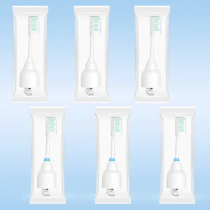 Electric Toothbrush Replacement Heads Compatible with Philips Sonicare Screw-on E-Series Electric Rechargeable Toothbrush Precision Clean Toothbrush Heads Refills 6 Pack Blue - product information 8