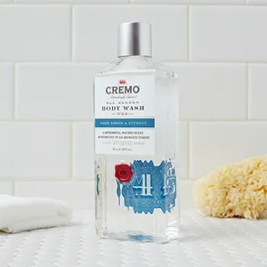 Cremo Rich-Lathering Cooling Citrus and Mint Leaf Body Wash Crisp Refreshing Scent with A Lively Blend of Peppermint 16 Fl Oz (2-Pack) - Body Wash