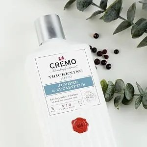 Cremo Barber Grade Juniper & Eucalyptus Thickening Formula for Fine or Thinning Hair eucalyptus juniper eucalyptus 16 Fl Oz (2-Pack) - Shampoo