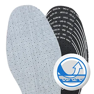 6 Pair Pack Anti Odour Shoe Insoles Set with Odor Eating Charcoal | Shoe Inserts | Kaps Odour Stop - product information 19