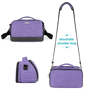 LUXJA Carrying Case Compatible with Cricut Joy Bag Compatible with Cricut Joy and Tool Set (with Accessories Storage Section) Purple (Bag Only Patent Design) - carrying bag for cricut joy