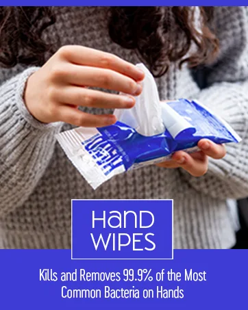 Nice 'N Clean Sensitive Skin Wet Hand Wipes Infused with Aloe & Vitamin E Blue 400 Count Blue 20 Count (Pack of 20) - hand