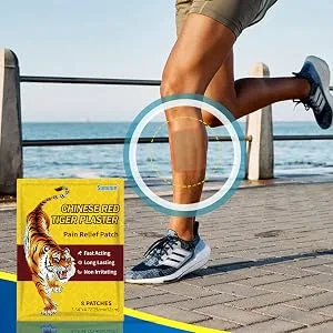 Sumifun Pain Relieving Patch Chinese Tiger Plaster for Shoulder Back Knee Joint & Muscle Pain 64 Counts - pain relief patch