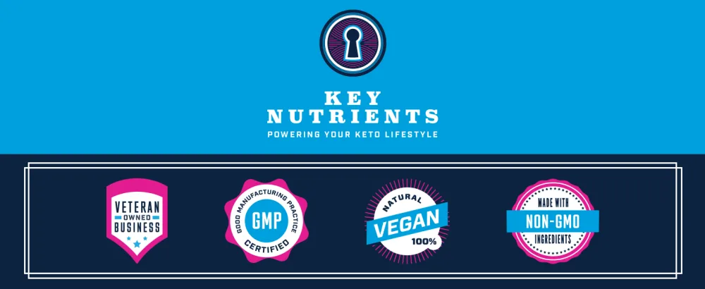 KEY NUTRIENTS Electrolytes Powder Packets - Delicious Blue Raspberry 20 Pack Hydration Packets - Travel Hydration Powder - No Sugar No Calories Gluten Free - Made in USA Blue Raspberry 20 Servings - Key Nutrients
